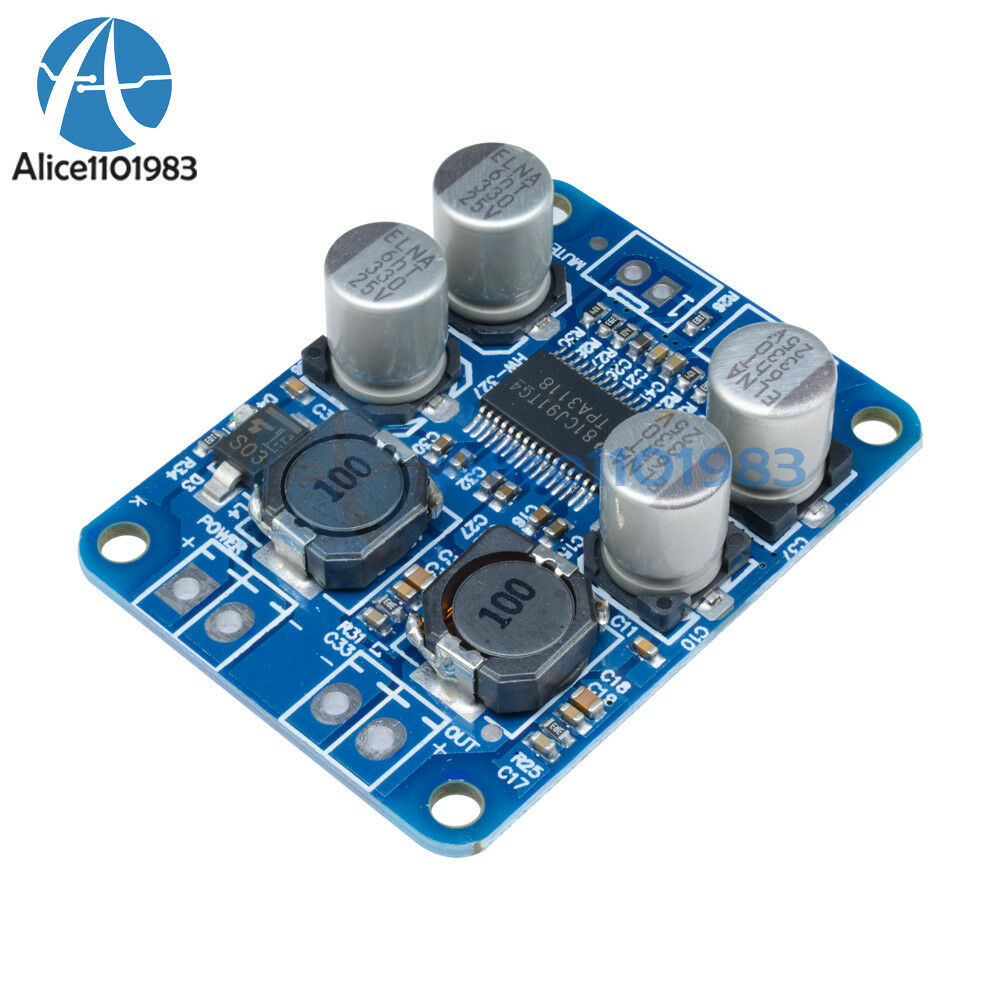 TPA3118 PBTL Mono Digital Amplifier Board 1X60W 8-24V POWER AMP Replace TPA3110