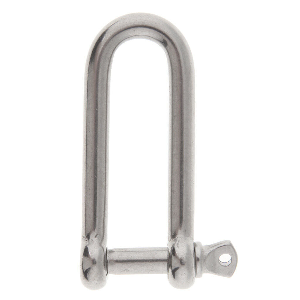 1/4 Inch Boat Marine 304 Stainless Steel Long Anchor D Shackle with Pin