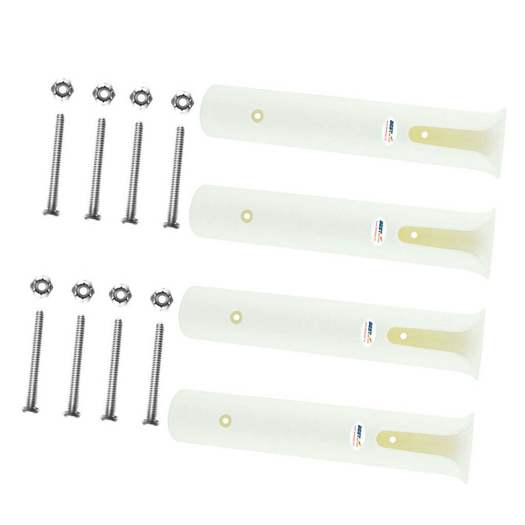 4x Fishing Rod Holder (Holds 4 Rods) Reel Storage with Screws - 270mm Long -