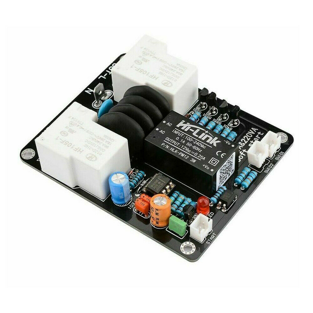 2000W High Power Soft Start Board 30A Dual Temperature Control for Amplifier