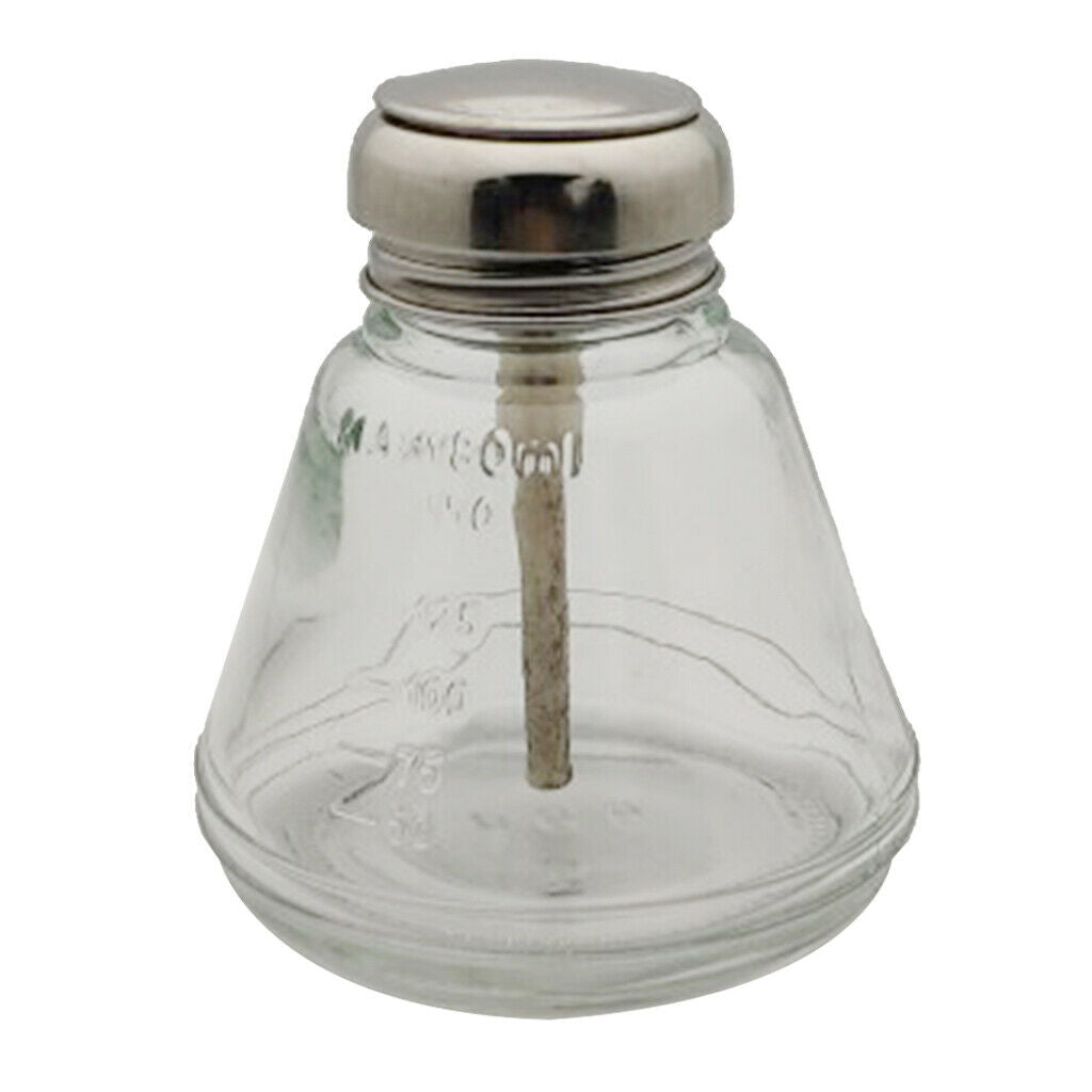 180ml Glass Push Down Press Pump Bottle Liquid Alcohol Bottle Dispenser Vial .