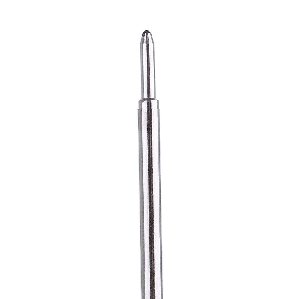 10pcs 0.7mm Metal Finest Ballpoint Pen Refills Ink Writing Parts Accessories