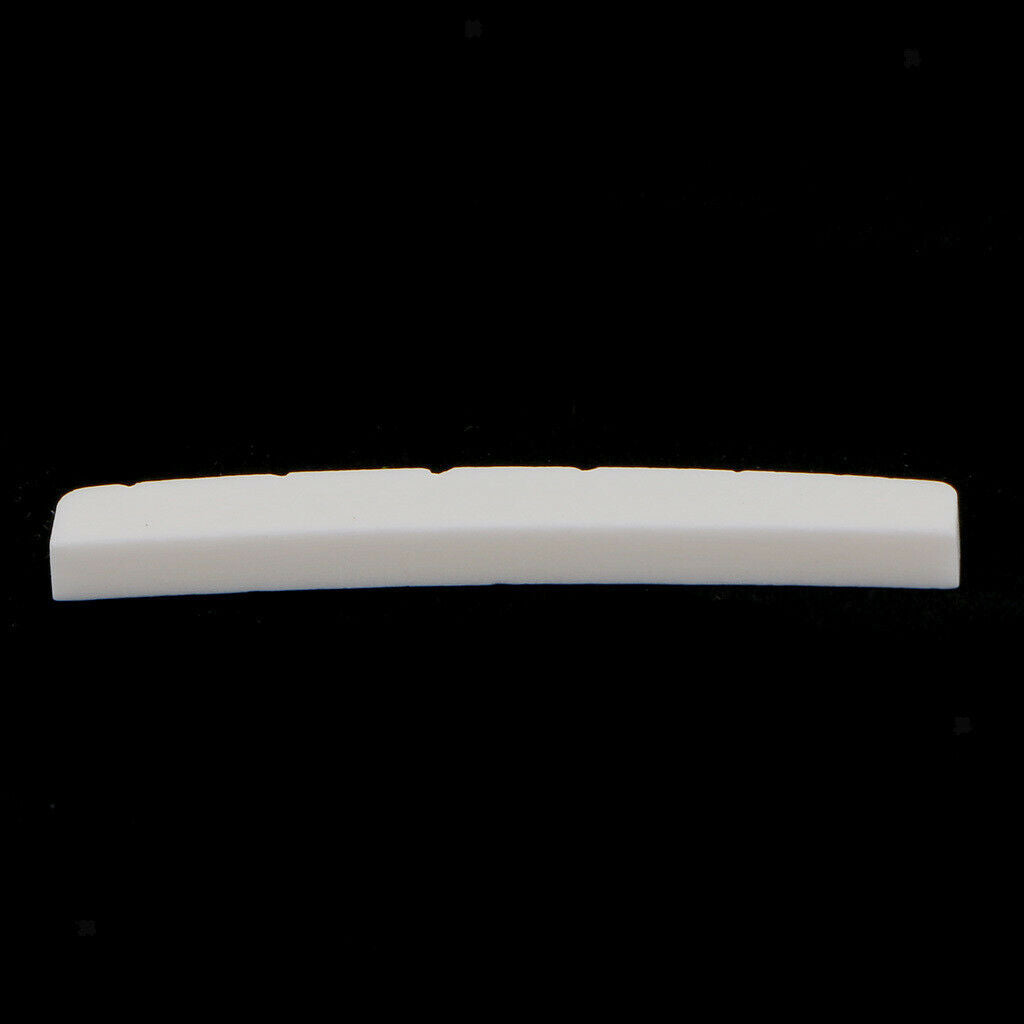 5 Pack Bone Guitar Nuts 43mm Saddle Bone Nut Replacement for Electric Guitar