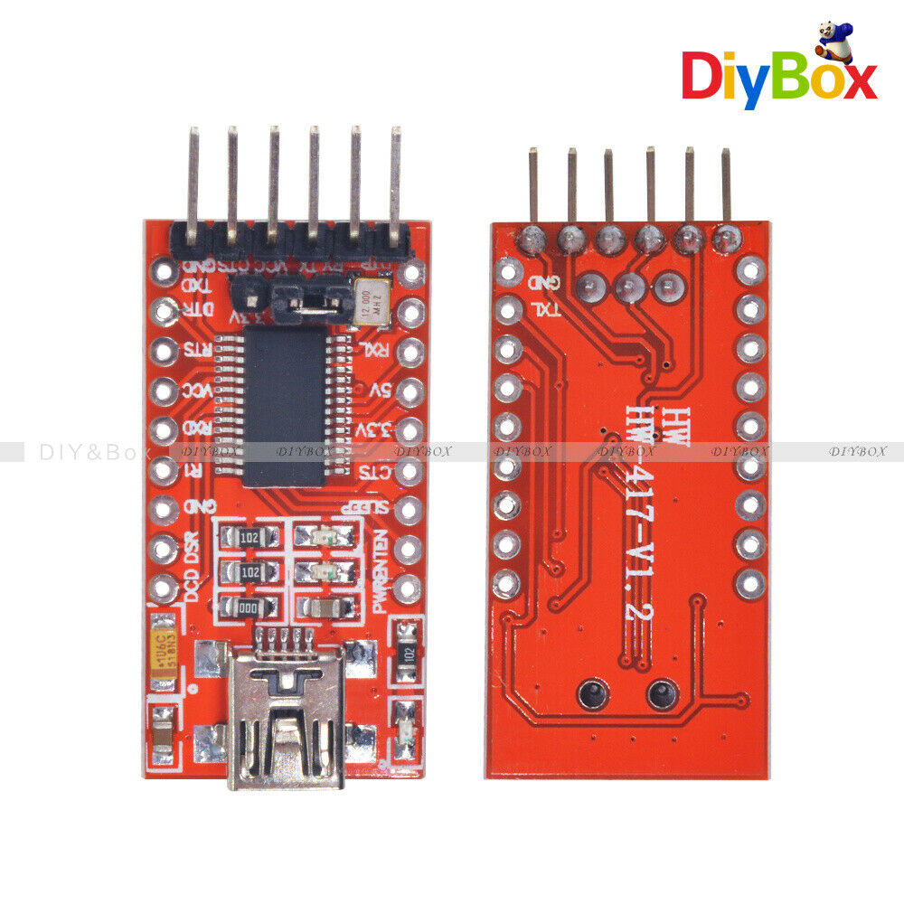 5PCS FT232RL 3.3V 5.5V FTDI USB to TTL Serial Adapter Module f Arduino Mini Port