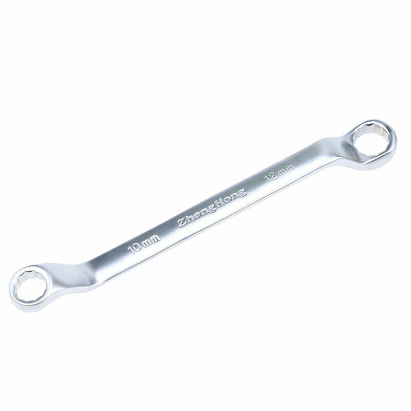 10mm/12mm Wrench Double Ring Offset Spanner Hand Tool Set Dirt Pit Bike Motors