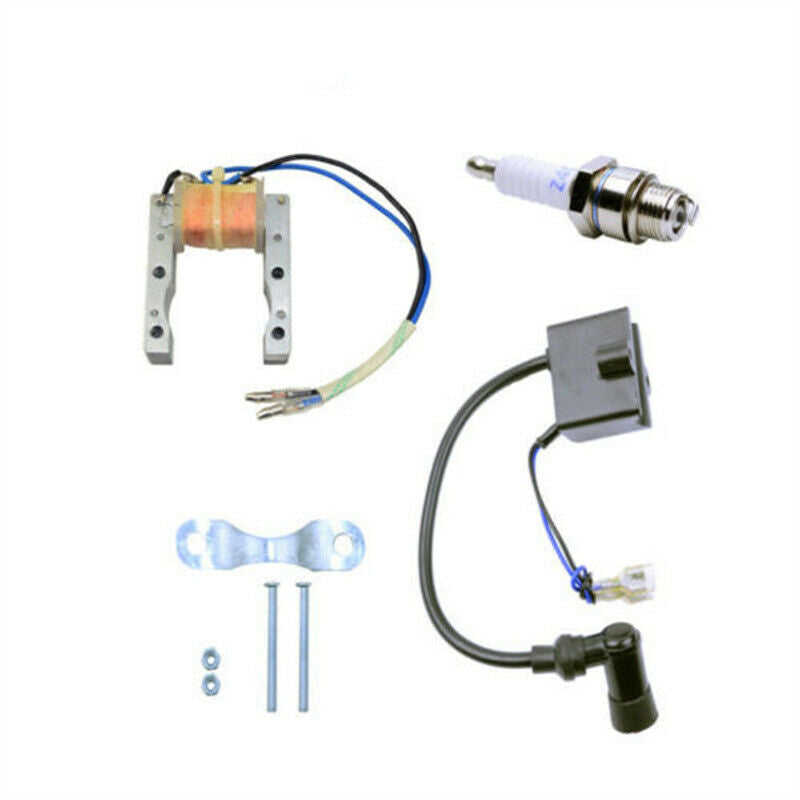 Magneto Stator Ignition Coil CDI Spark Plug For 49cc-80cc Motorized Push Bike
