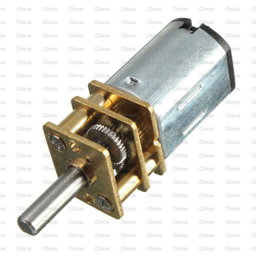 DC 6V 30RPM Micro Speed Reduction Gear Motor with Metal Gearbox Wheel N20