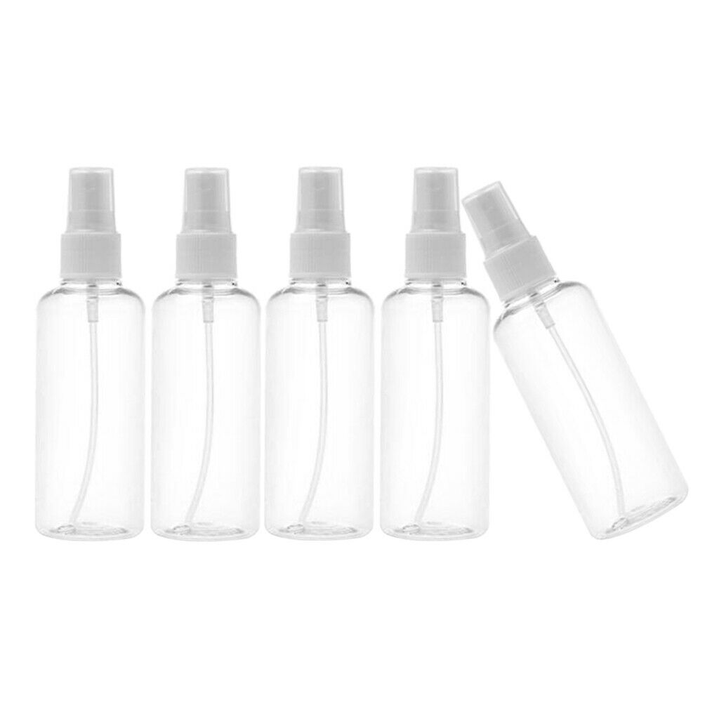 40x Mini Clear Plastic Spray Fine Mist Sprayer Makeup Atomizer Bottles Pump