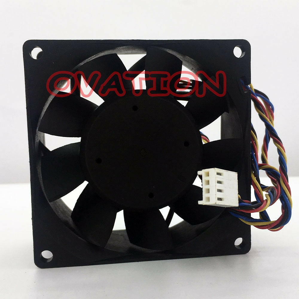 For Supermicro FAN-0111L4 80x38mm9.5K RPM Nidec UltraFlo V80E12BGA5-57 Axial Fan