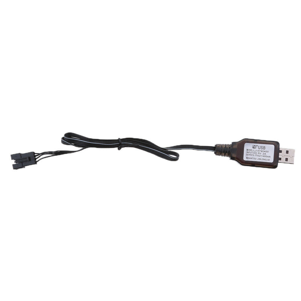 1PCS 7.4V USB to SM 4-Pin Li-po Battery Charging Cable Cord for RC Toys Drone