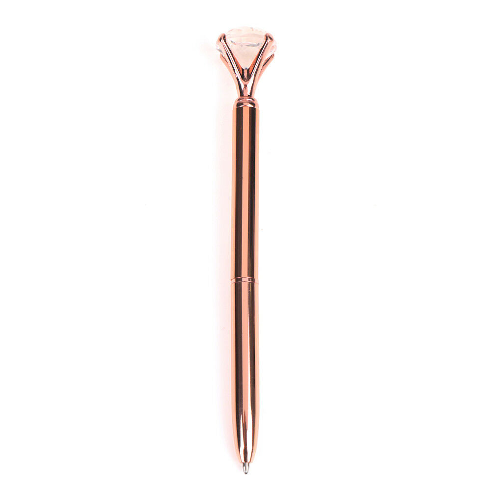 4pcs/set Metal Diamond Head Crystal Ball Pen Creative Pen Office Stationery  JBD