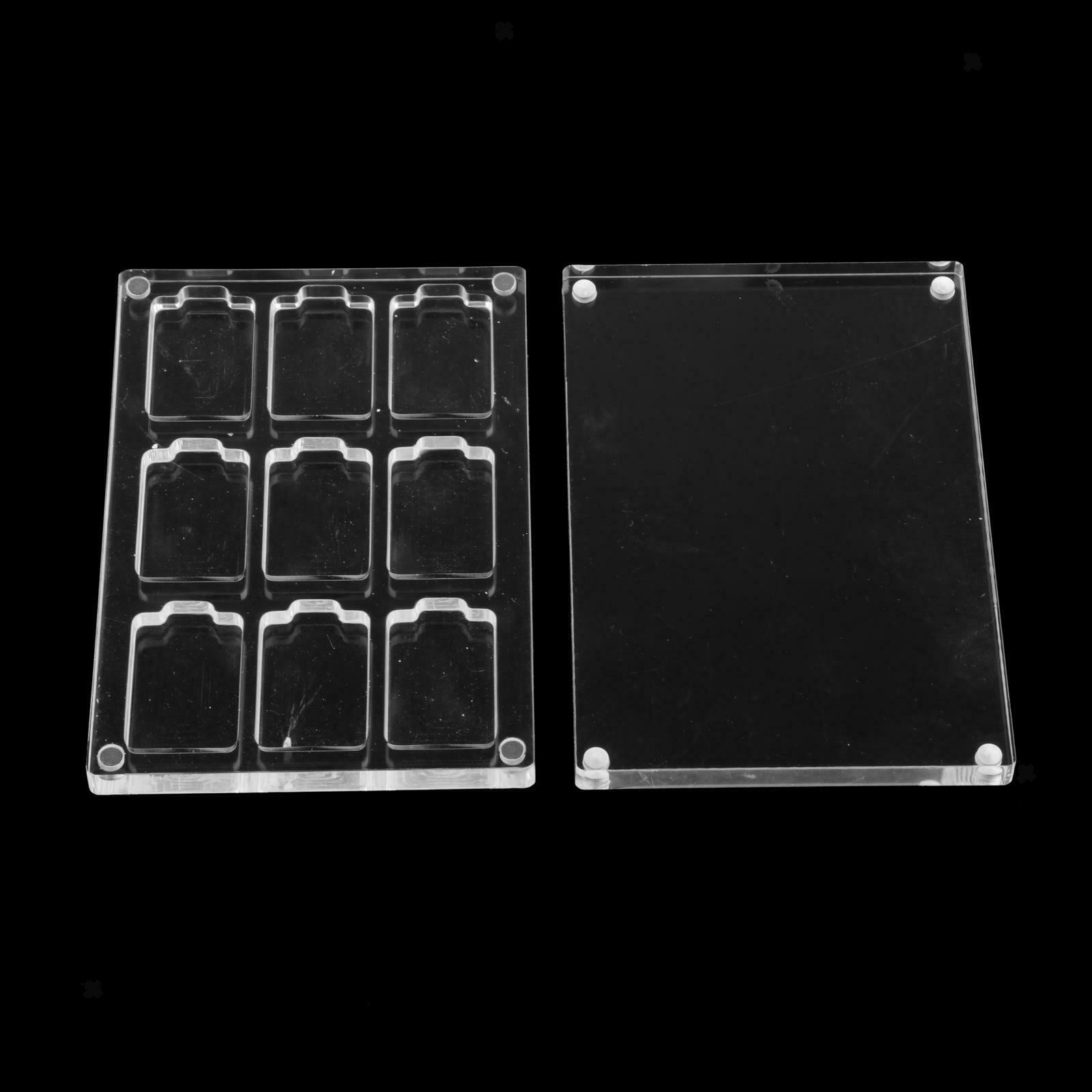 Game Card Box for NS Shockproof Cabinet Game Storage Case 12 Card Slots