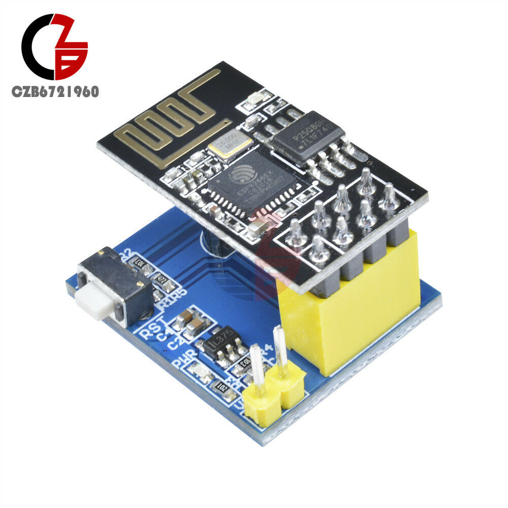 ESP-01S ESP8266 WIFI Wireless Transceiver DS18B20 Temperature Sensor Adapter