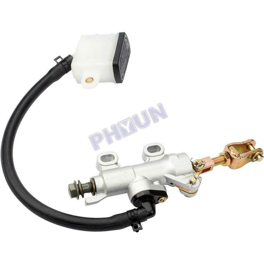 Rear Foot Brake Master Cylinder Large Capacity For 50-250cc ATV Quad Motorcycle