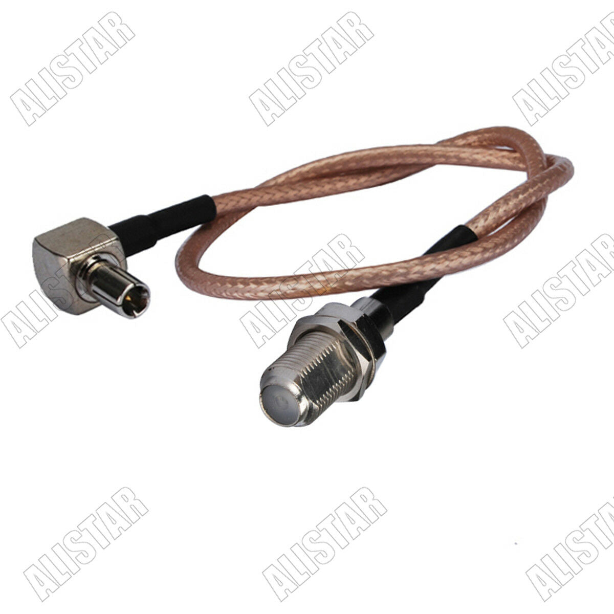 50Pcs F Jack Female to TS9 Male RA Pigtail Cable RG316 15cm For E156/E159/E161