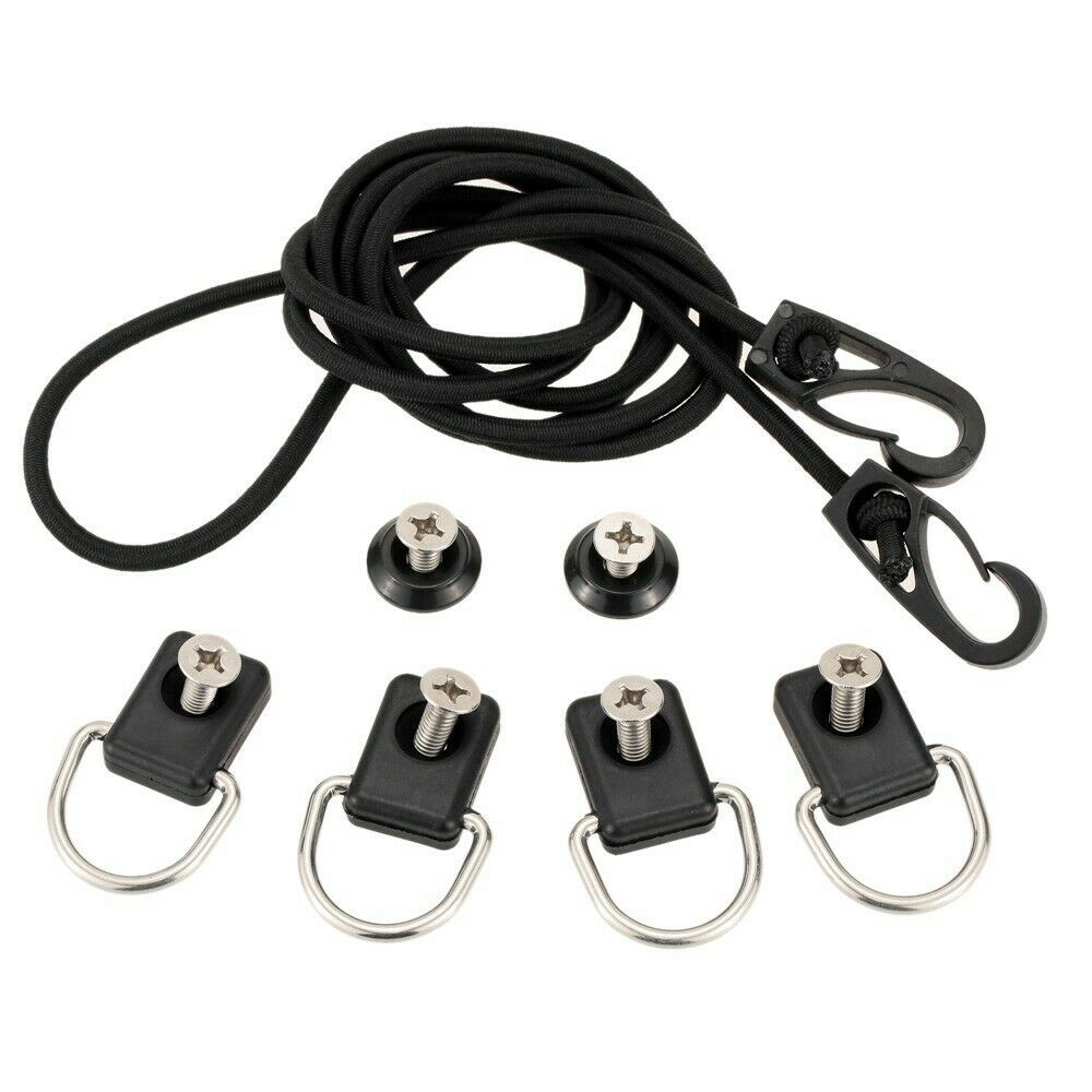 Portable Canoe Kayak D Ring Outfitting Fishing Rigging Bungee Kit Accessory