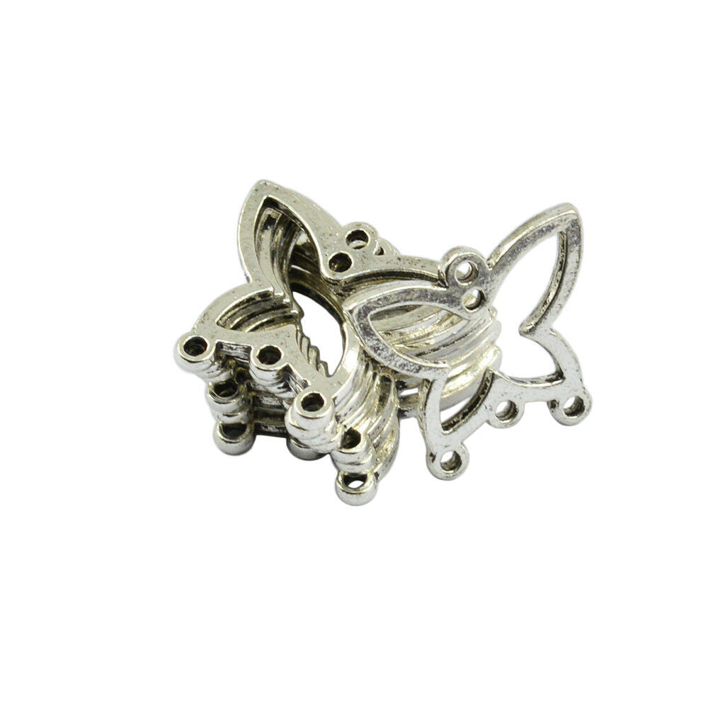 50Pcs 18 x 16.5mm Butterfly Connector Charms Pendant for DIY Jewelry Making