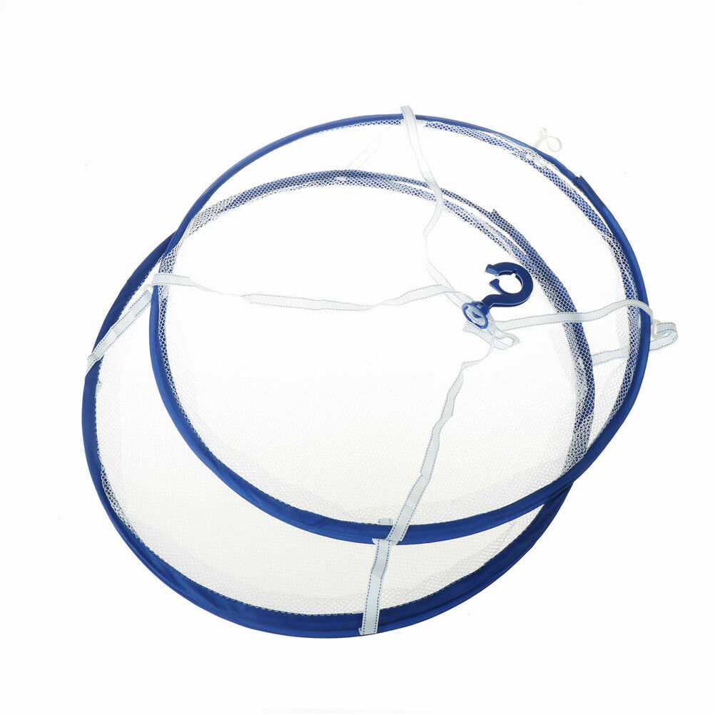 Foldable 2Layers Drying Rack Net Hanging Clothes Laundry Sweater Dryer BasketDD