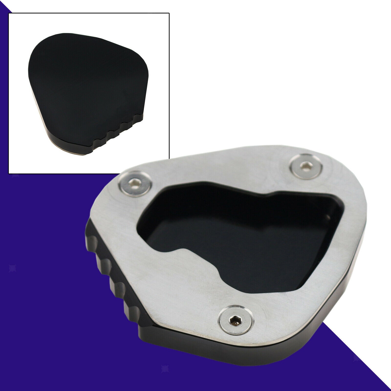 Kickstand Pad Foot Side Stand Enlarger Plate for Yamaha Tenere700/XTZ700