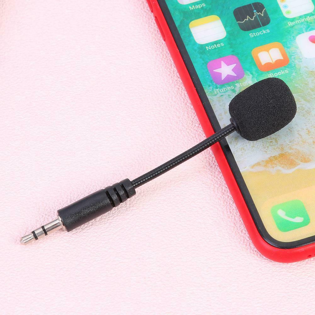 Flexible 3.5mm Jack Mini Microphone Mic for PC Mobile Phone Laptop Notebook @