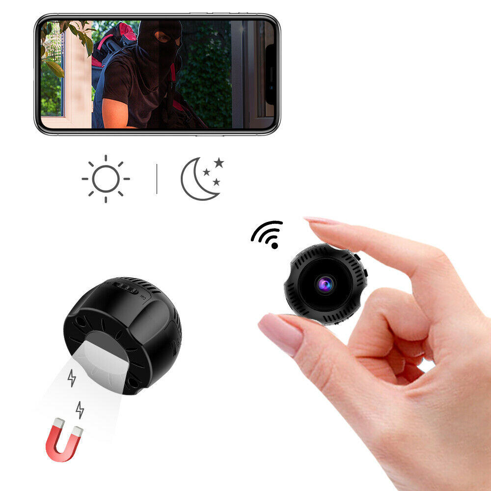 Mini Hidden Spy Camera Wireless Wifi IP Home Security DVR Night Vision HD 1080P