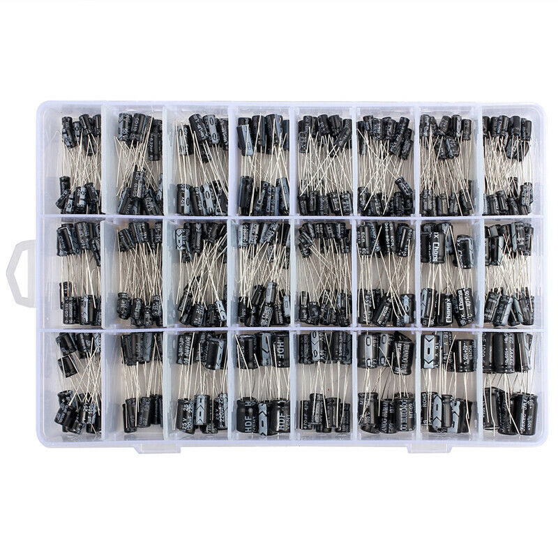 0.1To1000Uf 24 Models Electrolytic Radial Capacitors Combination Element 500Pcs