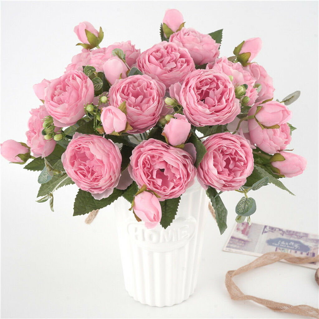 3x Flower Bunches f/ Wedding Venue Arrangement Home Party Birthday Ornament
