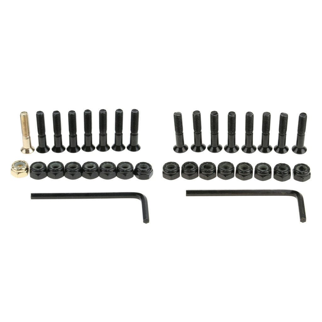 Longboard Skateboards Cruiser Hardware Screws Bolts with Hex Tool Style 1