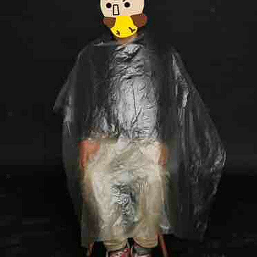 50x Transparent Hair Cutting Capes Hair Dyeing Gowns Apron With Ear Cover