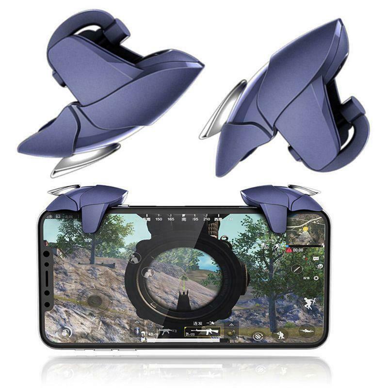 Blue Shark Mobile Gamepad Joystick for PUBG Mobile Gaming Trigger Fire Button