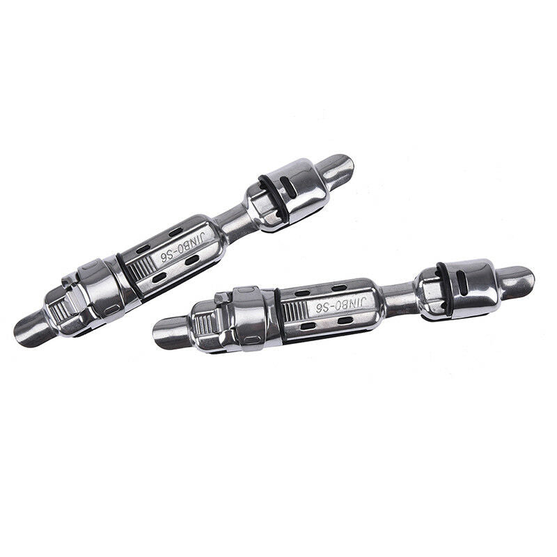 2pcs stainless steel fishing rods wheel seat pole deck rods clip reel fitt.l8