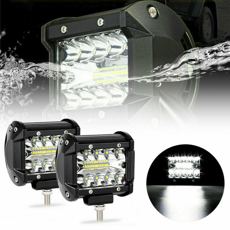 1pc 4 inch LED Work Light Bar Flood Spot Beam Offroad 4WD SUV Driving Fog Lamp