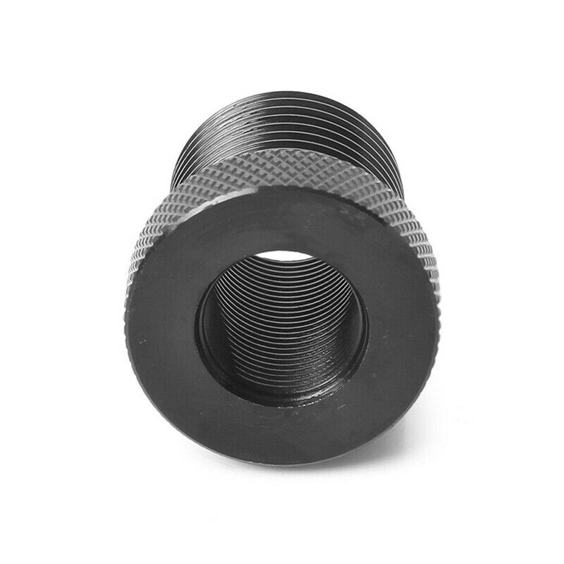 1/2-28 To 3/4-16 Threaded Adapter Automotive Oil Filter  Black Knurled C .l8