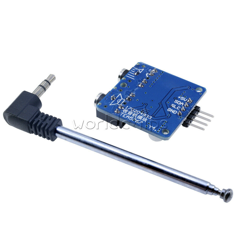 76-108MHZ TEA5767 FM Stereo Radio Module + Cable Antenna for Arduino