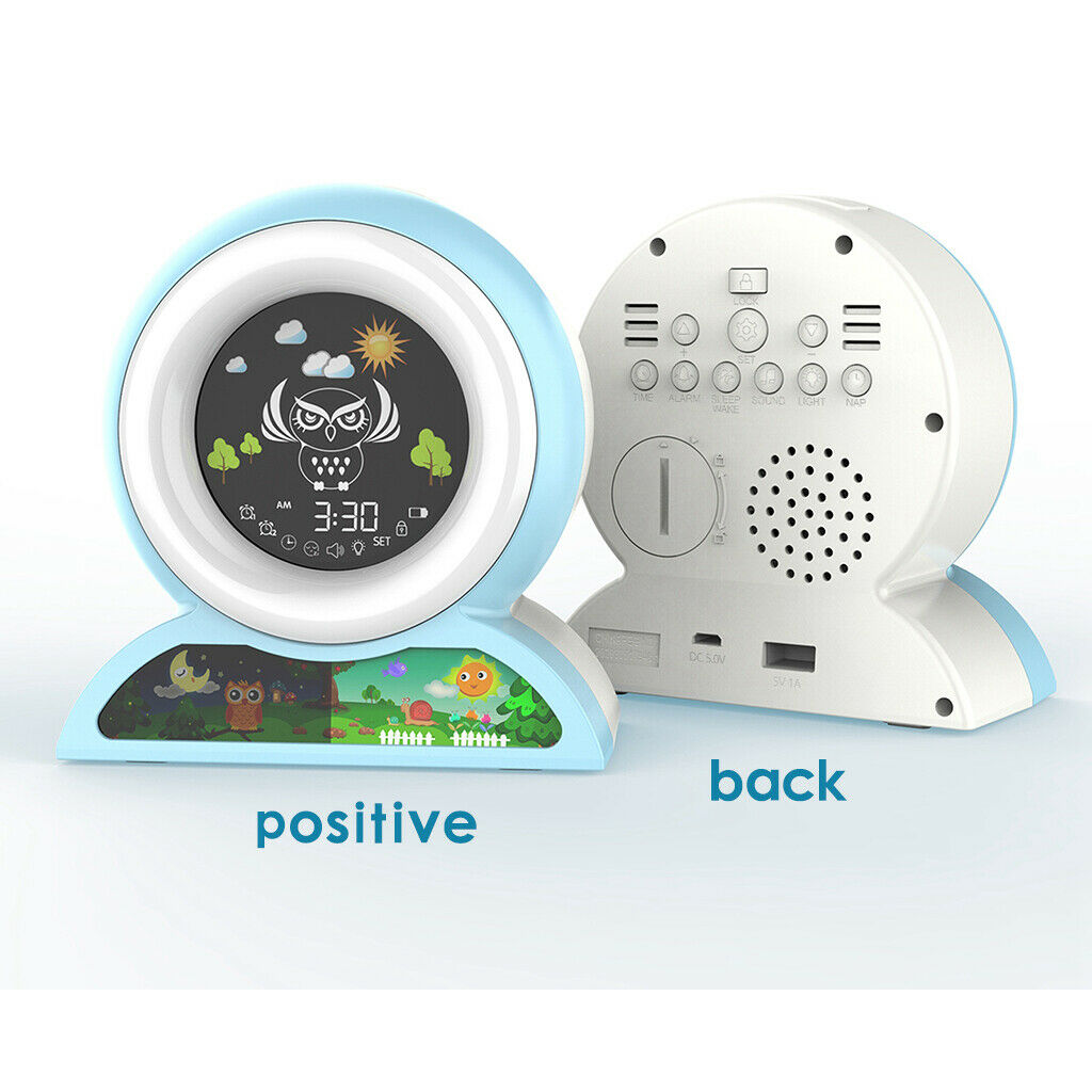 Kids Alarm Clock Bedside Small Digital Clock with Music for Boys Girls