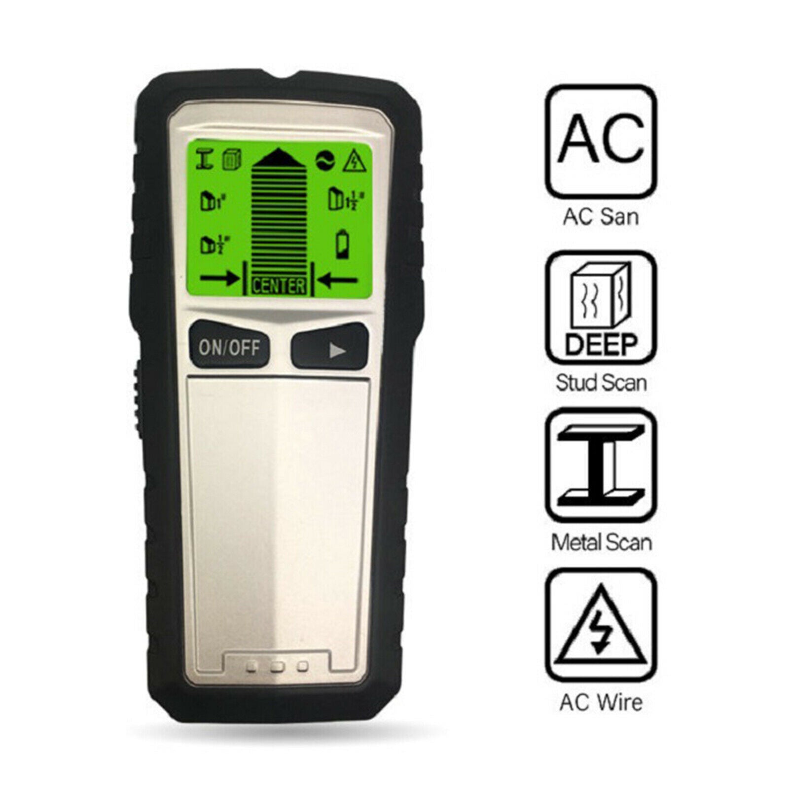 Wood Stud Finder Multifunctional Wall AC Wire Scanner LCD Digital Display