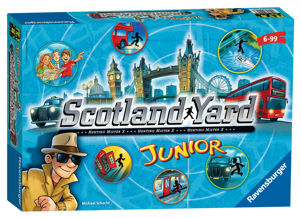21258 Ravensburger Scotland Yard Junior Board Game Children Kids Age 6yrs+