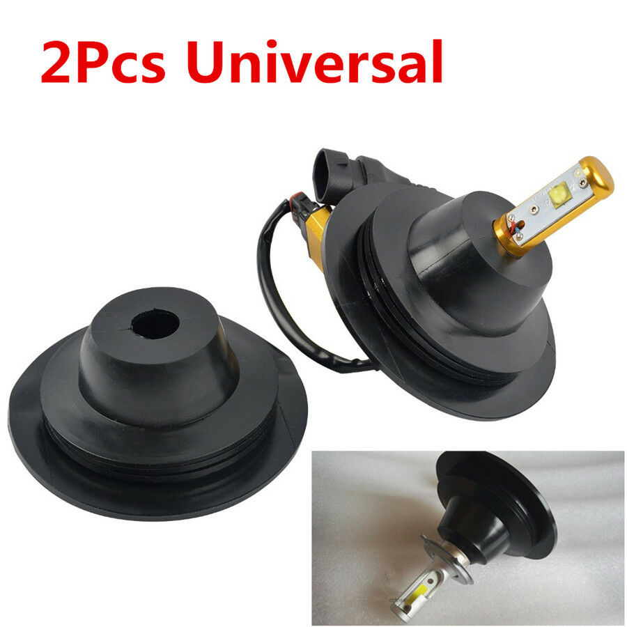 1 Pair Durable Car Headlight Lamp Bulb Seal Dust Cap Cover HID Conversion Kit