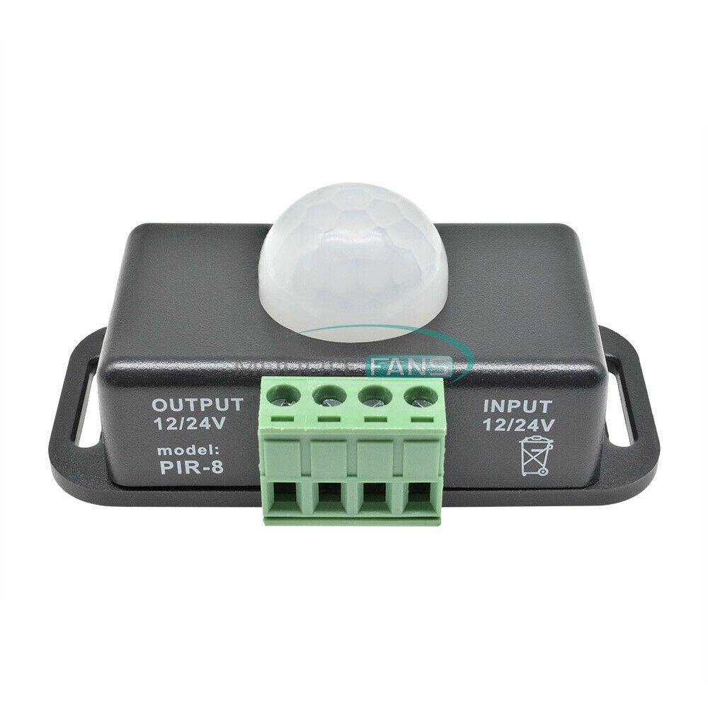 Automatic DC 12V-24V 8A Infrared PIR Motion Sensor Switch For LED light Stylish