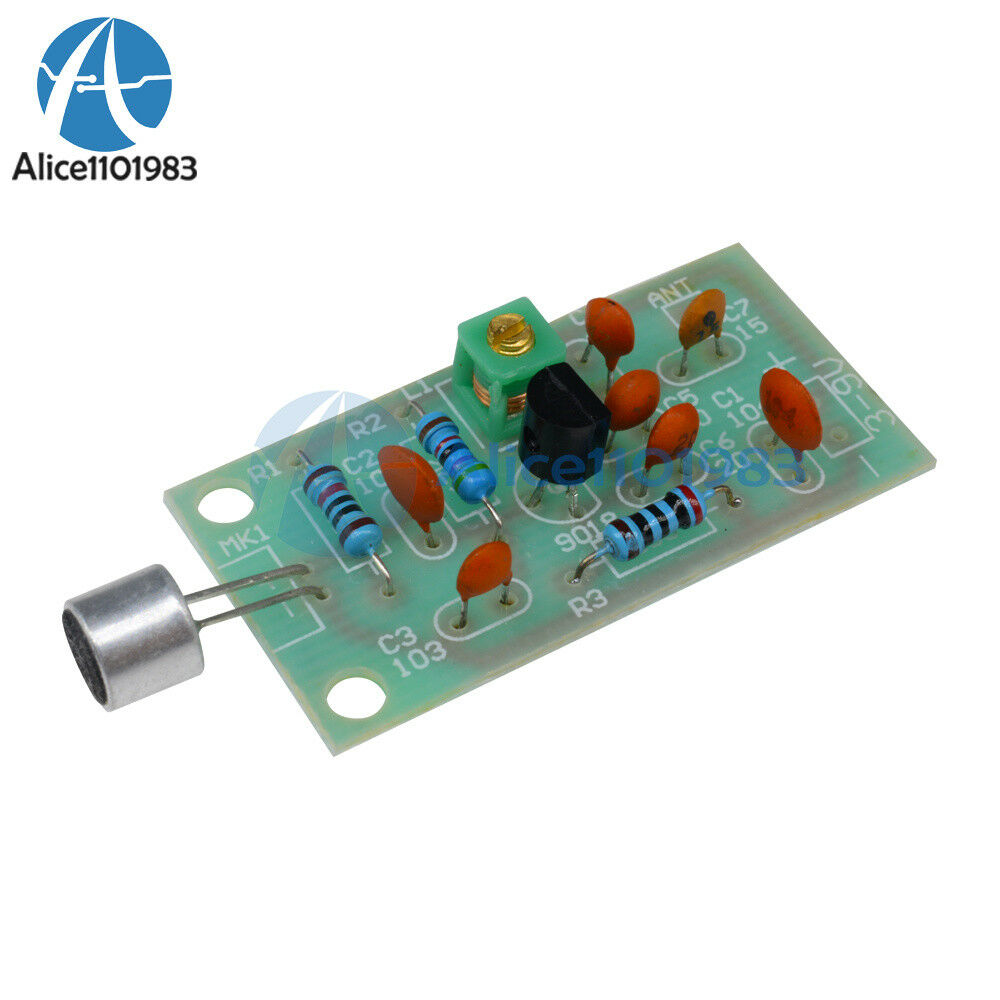 2PCS Wireless Microphone Ham FM Wireless Radio Transmitter Module 3-5V 91-103MHz