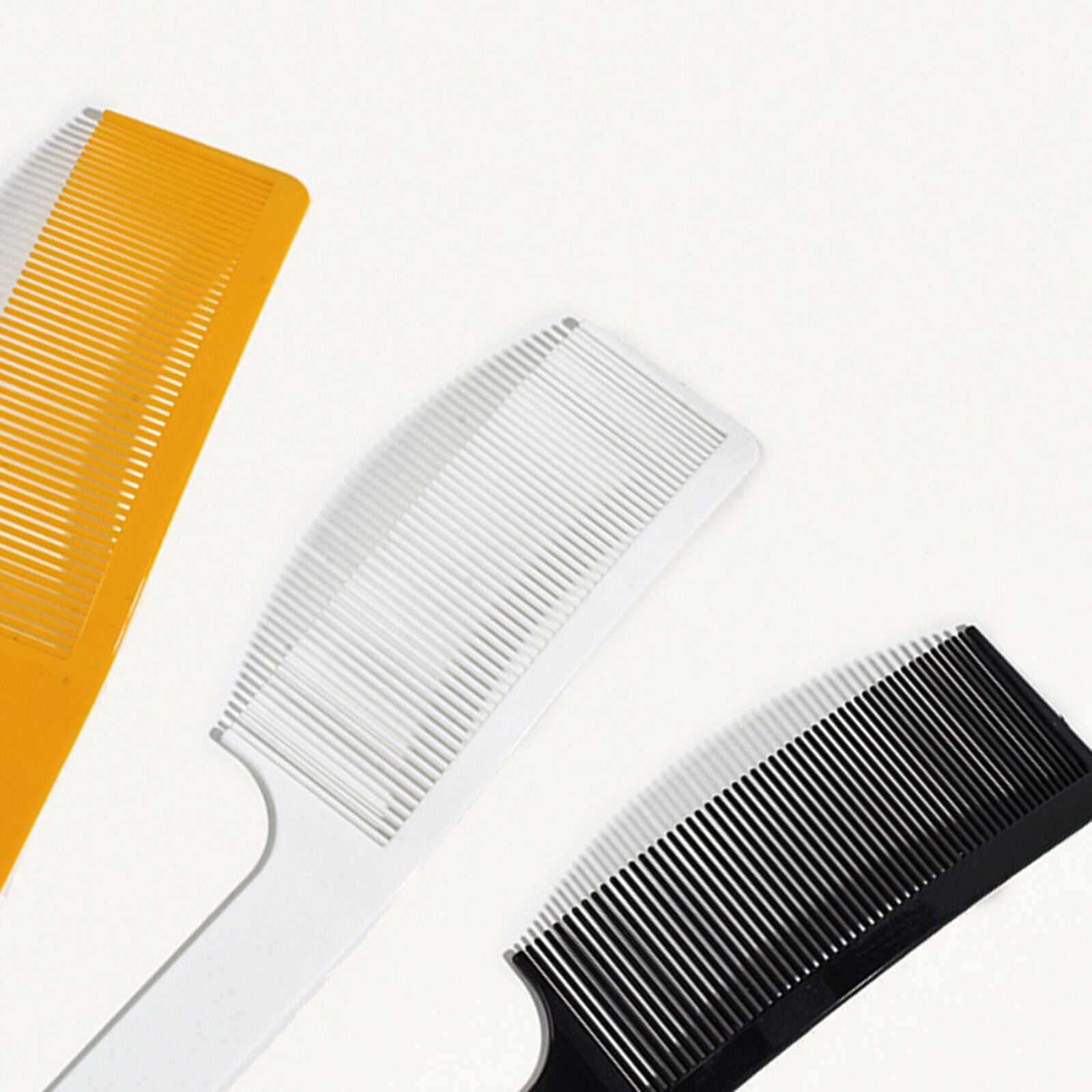 2x Curved Hair Cutting Clipper Comb Barber Salon Slicked-back Haircut