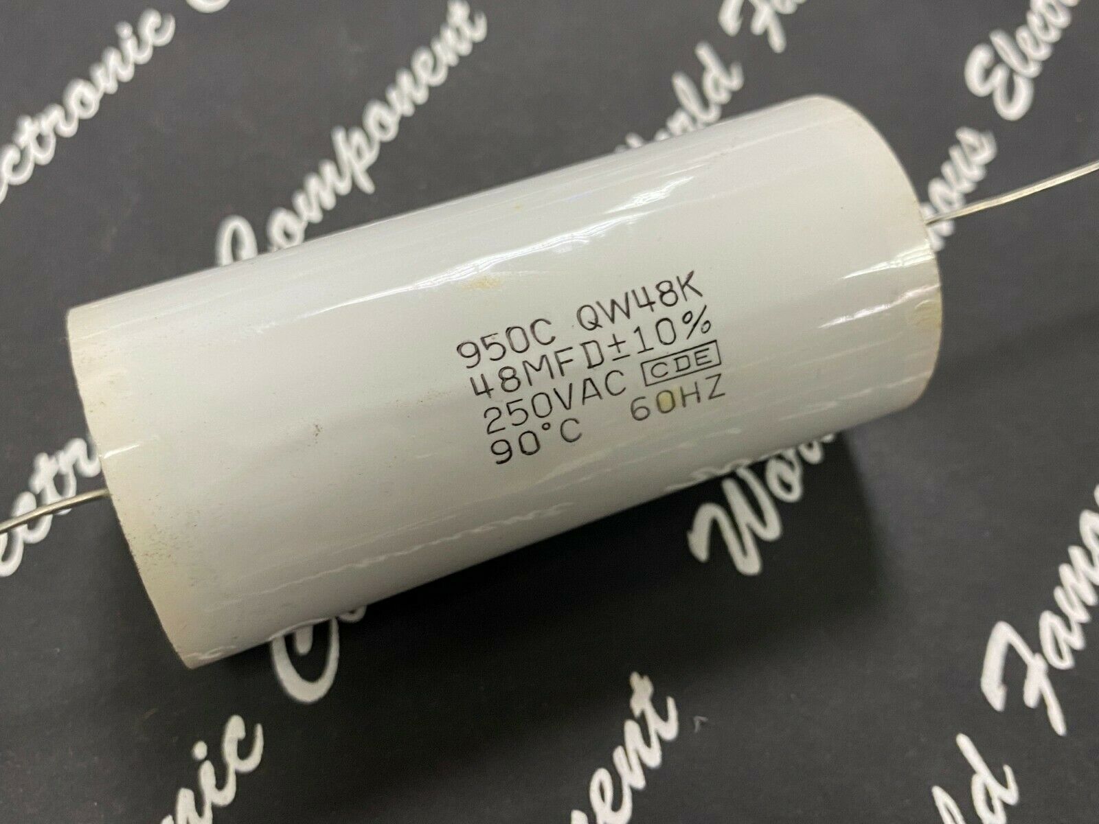 1pcs-CDE 950 48uF 250V(ac) 10% 950CQW48K Polypropylene Axial Film Capacitor