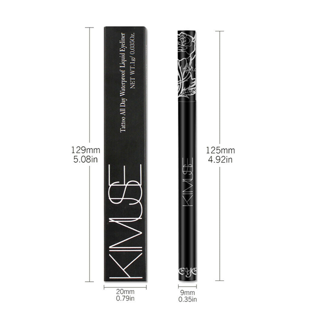 Waterproof Liquid Eyeliner Pen Long Last Makeup Eye Liner Definer Black Thick