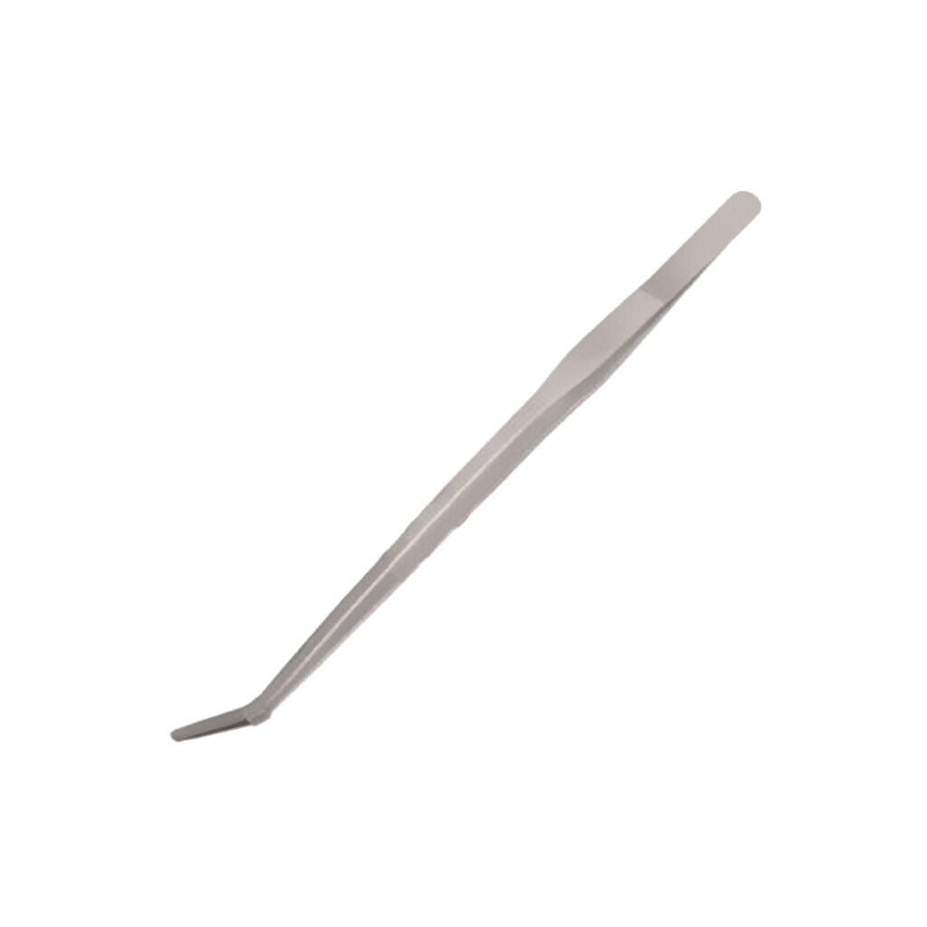Aquarium Live Plant Tank Curved Long Tong Stainless Steel Tweezer 27cm