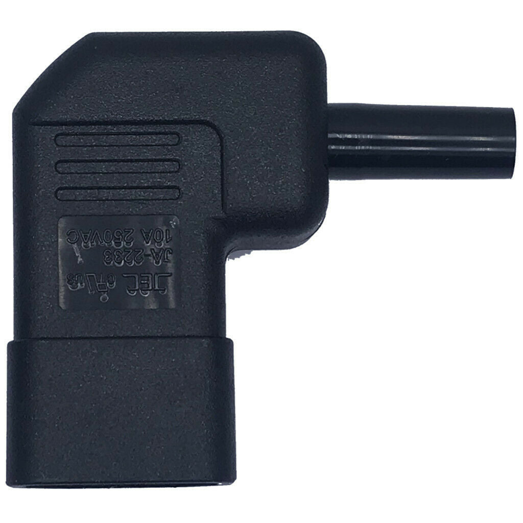 Female 90 degree AC Power Plug IEC 320 C14 Connector Detachable 250V 10A