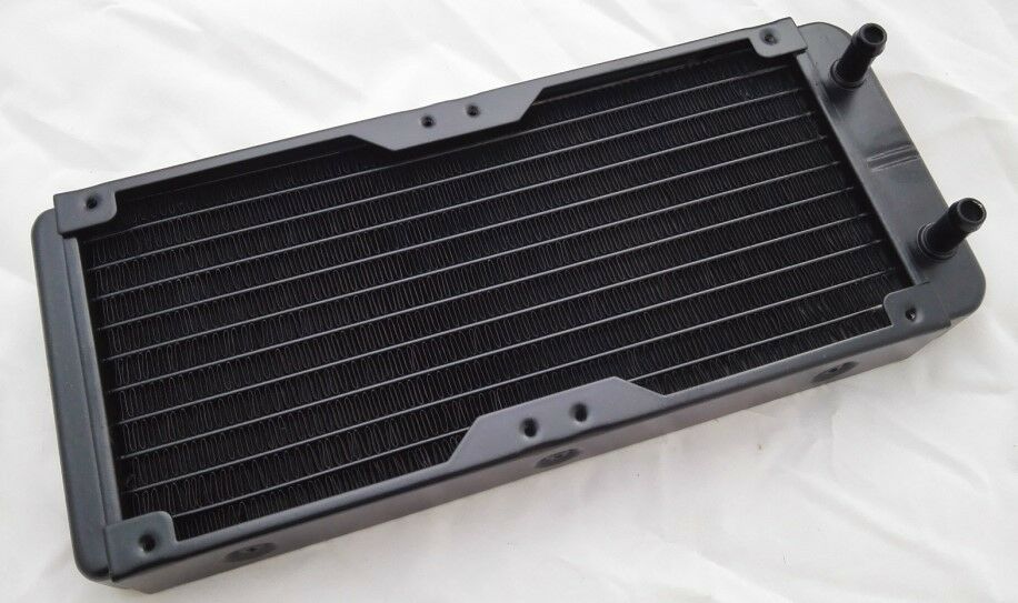 New 240mm Aluminum Water Cooling Block Water Cooled Row Heat Exchanger for PC