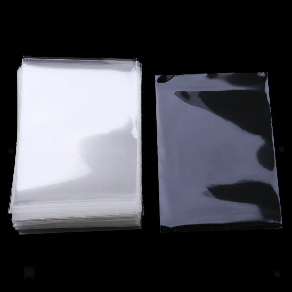 100x Cards Protector Card Sleeves Magic of Three Kingdom Game Transparent