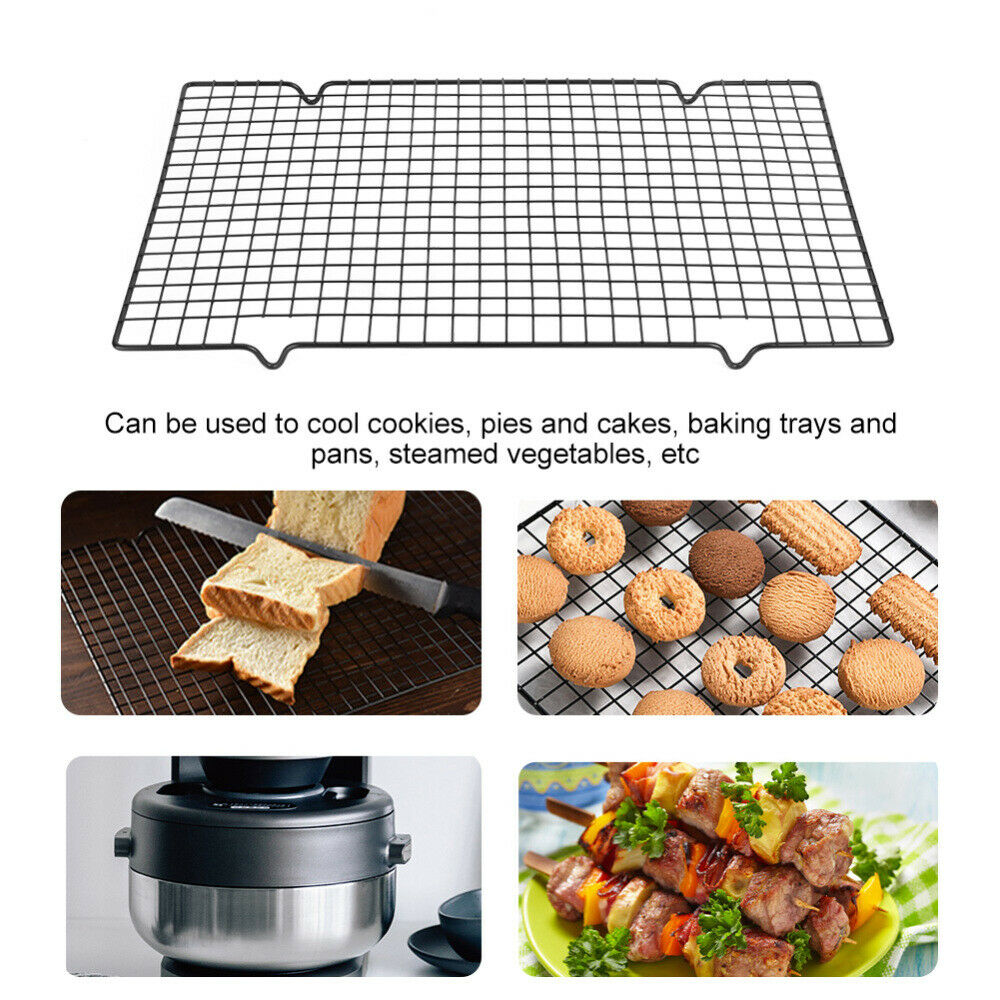 Cooling Rack Baking Cookie Kitchen Sheet Oven Candy Pan Bacon Checkered Tool