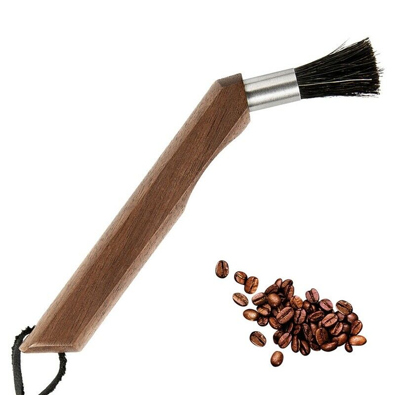 Coffee Machine Brush Coffee Grinder Cleaning Brush Tool with Wooden Handle aI1W5