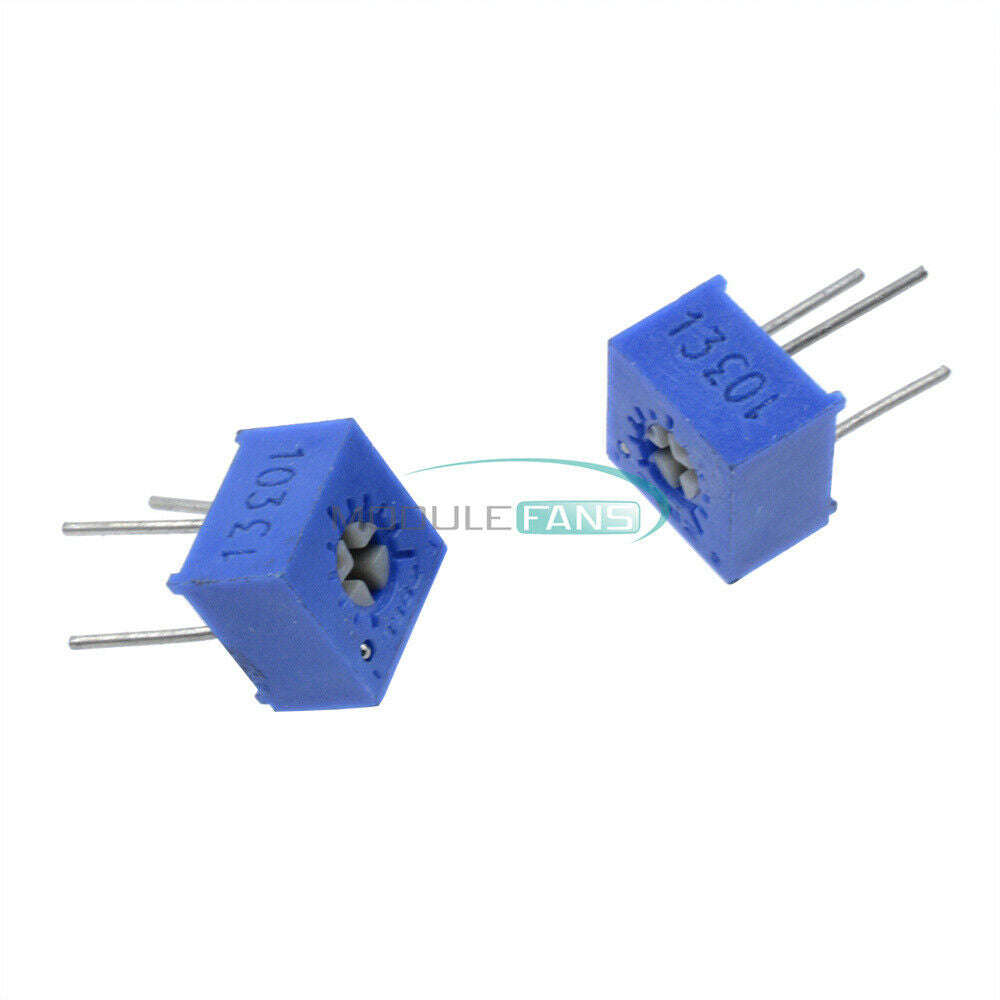 10PCS High Precision 3362P-103 10K ohm Variable Resistor Potentiometer 3362P